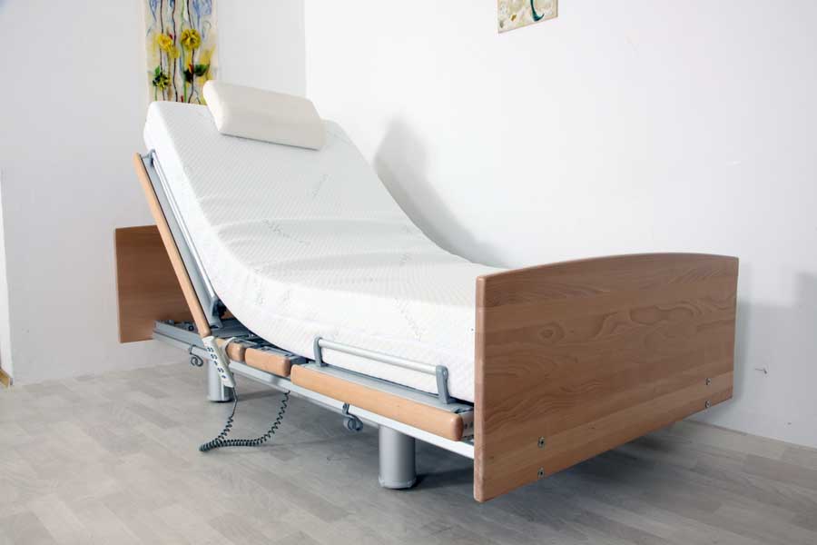 Hoog-laag bed qqq1076 Belletto 3080 MA 100 x 220 zorg-verpleeg bed van Völker